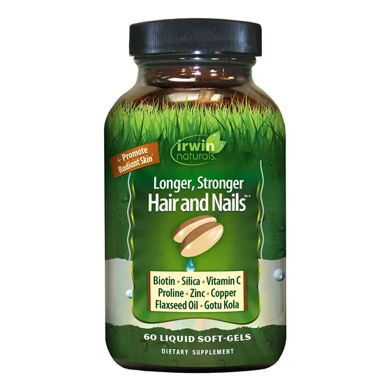 Irwin Naturals Más Largo, Más Fuerte Pelo Y Uñas - 9z8qm