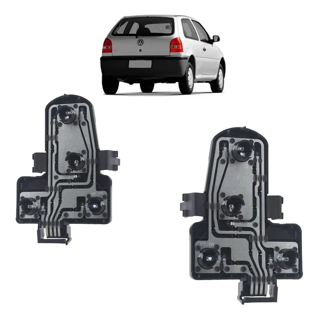 Circuito Lanterna Gol G3 1999 A 2005 2006 Traseira Preto