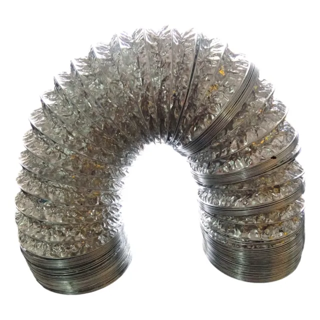 Ducto De Aluminio Flexible Para Secadora 4 Pulgada 1.5mts