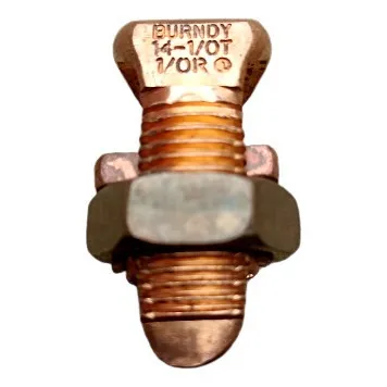 Perro De Bronce Para Cable Guaya K-s25 Calibre 1-0 Bronce 