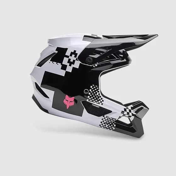 Casco Bicicleta Rampage Digi Image Negro Fox Talla M