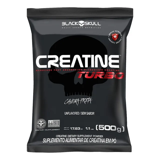 Suplemento en polvo Black Skull Caveira Preta Creatina x 500g