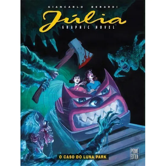 Júlia Graphic Novel - Vol. 02: O Caso Do Luna Park, De Berardi, Giancarlo / Calza, Lorenzo., Vol. 1. Editorial Mythos Editora, Capa Mole Em Português
