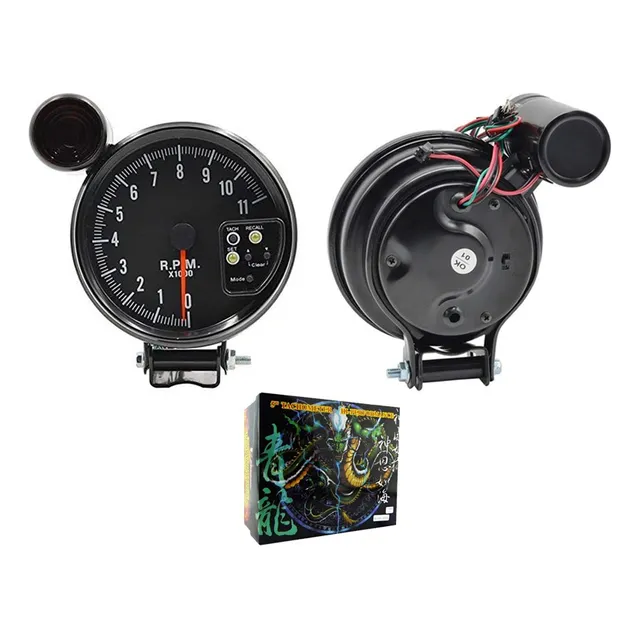 Tacometro 11000 Rpm  12v Auto 5  - Envio Gratis