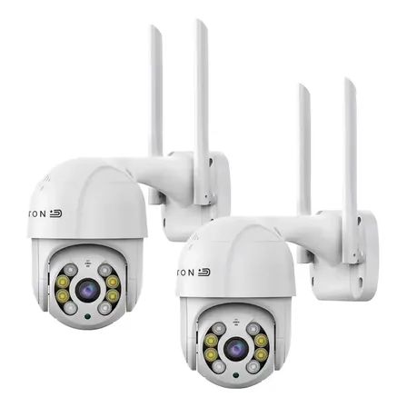 2 Cámaras De Seguridad Dalton Domo Exterior Wifi Fhd 3mp Da-cam04