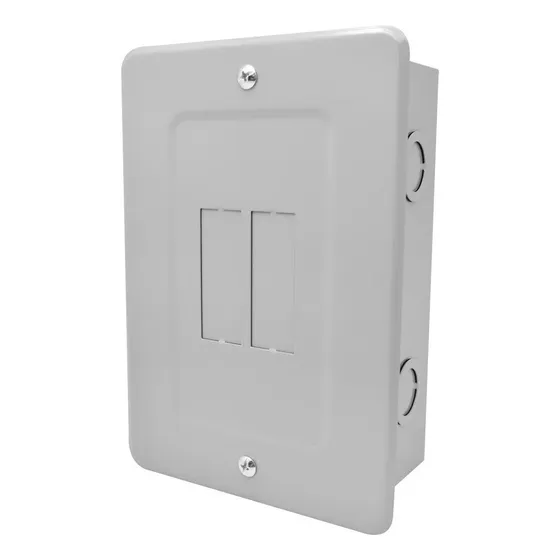 Tablero 2 Circuitos 60amps Sin Puerta Casa Brequera Electric