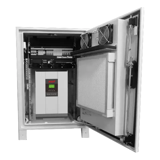 Ups Industrial Back Up Solar 5000w Litio Inversor 5kw Ext. Color Blanco