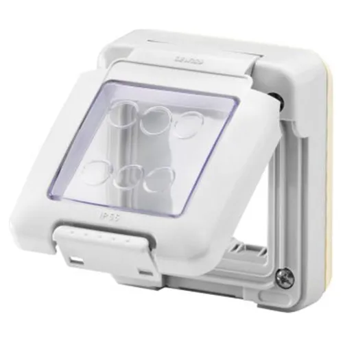 Plaqueta Estanca Ip55 2 Mód. Gris, 27 Combi System