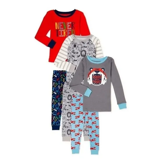 Pijamas De Algodon Wonder Nation Para Niños Importado