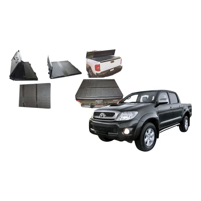 Lona Rigida Plegable Premium Toyota Hilux 2005-2014 Dc 4x4
