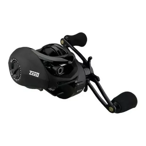 Carretilha Pesca 11 Rolamentos Zeeo Z-11000 Drag 8kg 8.1:1 Cor Preto Lado Da Manivela Direito