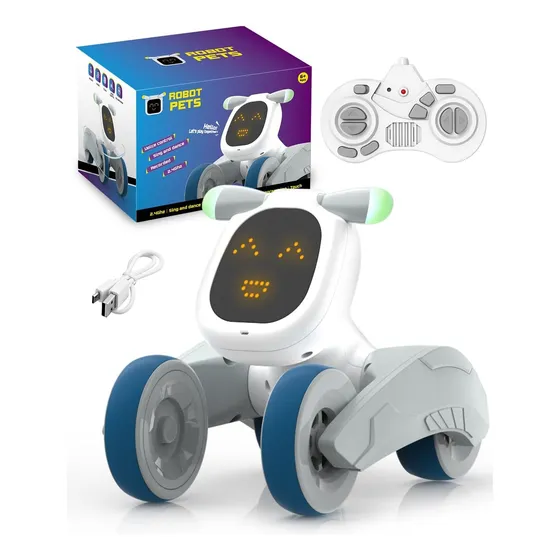 Robot Pets Mascota Interactiva Inteligente Rc Smart Program.