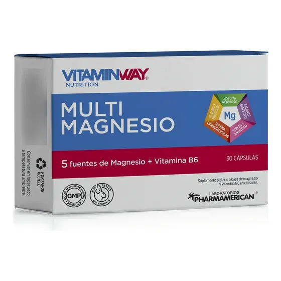 Vitamin Way Multi Magnesio Cápsulas Bisglicinato Vitamina B6