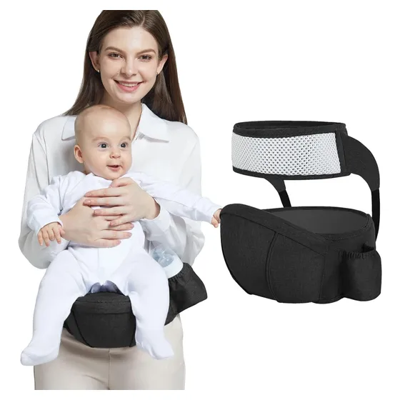 Cangurera Para Cargar Bebés Ergonómica Negro