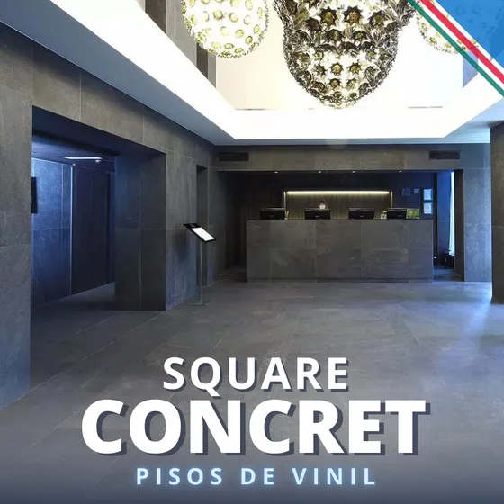 Pisos De Vinil Imitación De Concreto 91x91 Pega Incluida
