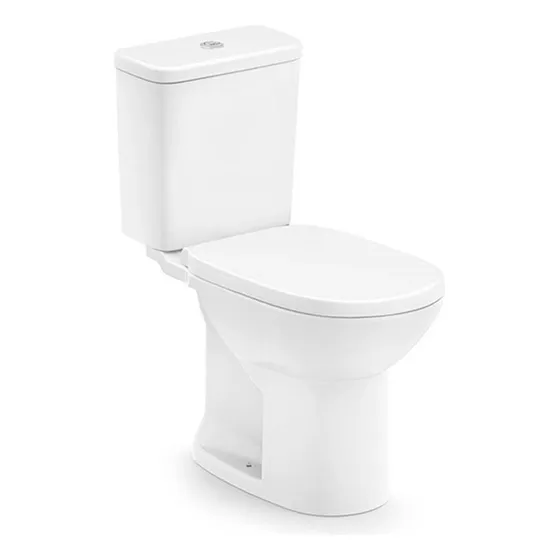 Vaso Sanitário Com Caixa Acoplada Roca Debba Round Branco