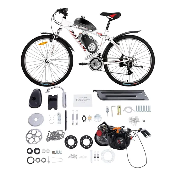 Kit De Motor De Bicicleta 100cc 4t 3hp - Conversión A Gas