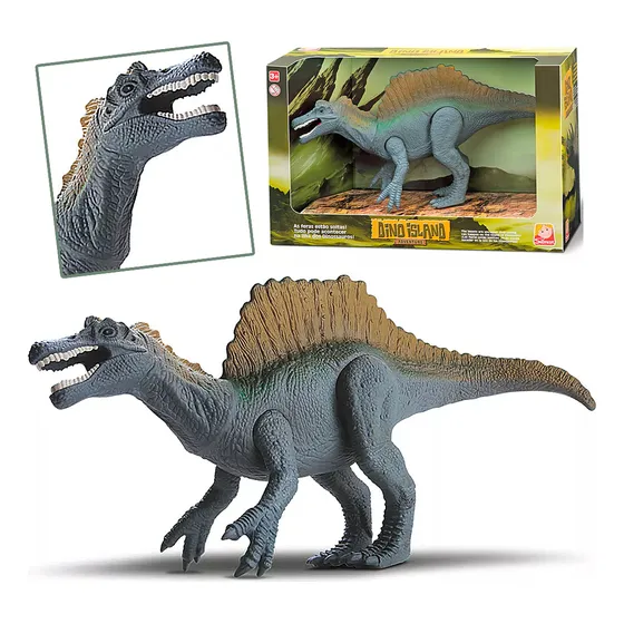 Dinossauro Spinossauro 33cm Brinquedo Articulado Em Vinil