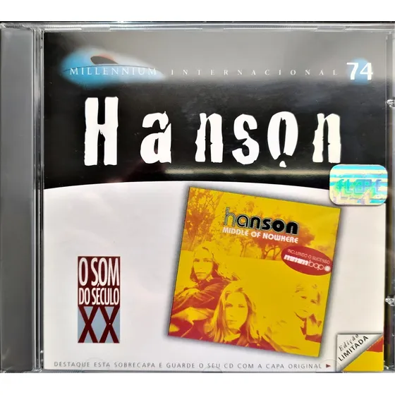 Cd - Hanson - Middle Of Nowhere (lacrado - Série Millennium)