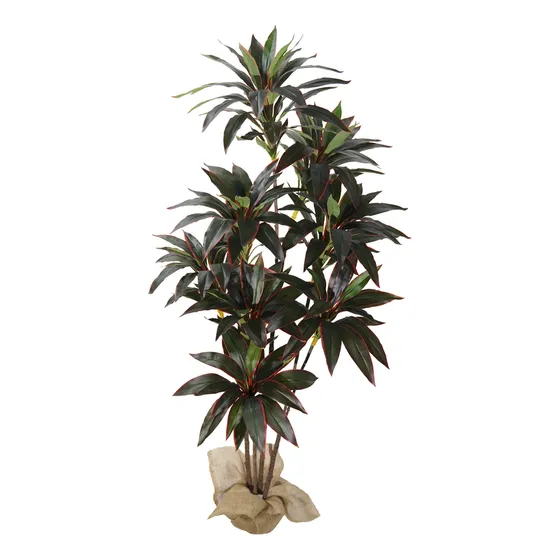 Arvore Planta Artificial Folhagem Dracena 158cm Outonada