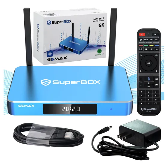 2 Super Smart Tv Bxos-5 M-ax Ultimo Caja S-5max Control Voz