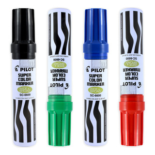 4 Plumones Pilot Jumbo Recargable Super Color Rotafolio 4 Plumones Pilot Jumbo Recargable Super Color Rotafolio