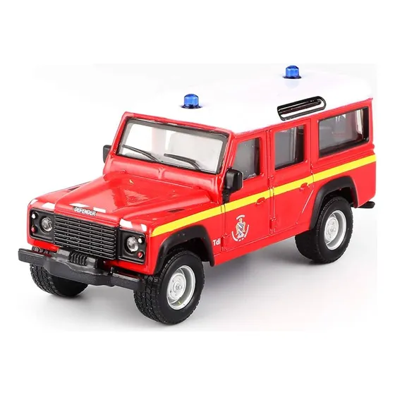 Land Rover Defender 110 Burago Emergency Nuevo 1/43