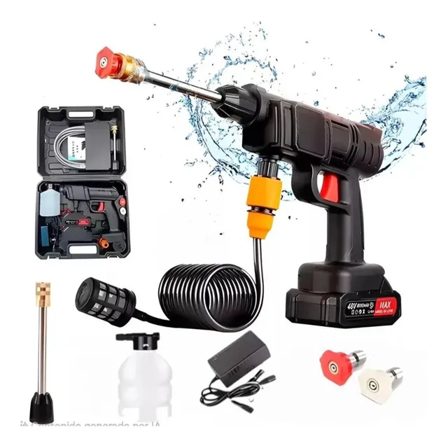 Hidrojet Portatil Recargable Inalambrico Alta Presion 48v