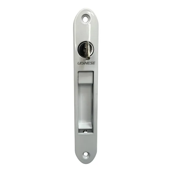 Fecho Concha Com Chave Udinese Branco 7411 Fechadura Janela