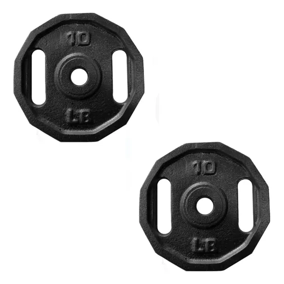 2 Discos De 10 Libras Lb (2 Discos De 5 Kilogramos Kg)