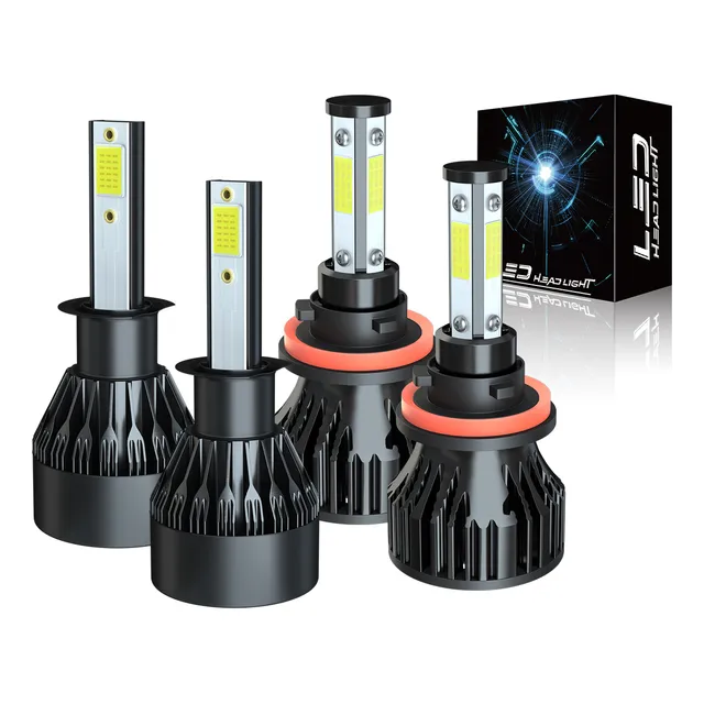 Kit De Focos Led Para Ford Fiesta 14-2018 H1 H11 Hi/lo Beam