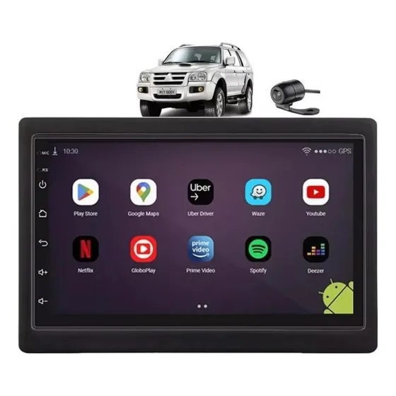 Central Multimídia Android Pajero Sport 2004 A 2011 Gps Wifi