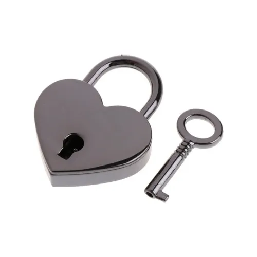 02 Mini Cadeado Coração 