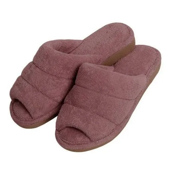 Pantufa Feminina Ortopédica Atoalhada Antiderrapante Puff