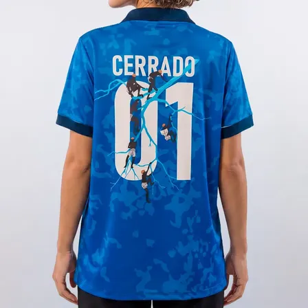 Camisa Seleção Cerrado Biomas Fc Edição Limitada Azul Biomas Cerrado G Personalizado