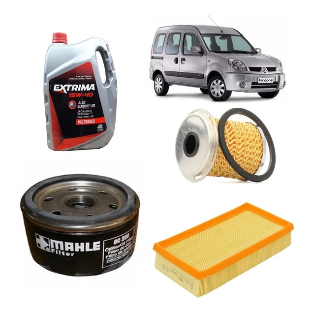 Kit Filtros Kangoo 1.9d F8q Aceite 15w40 4lts