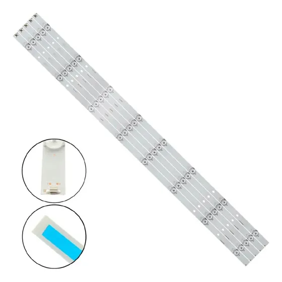 Kit Barras Led Para Tv Tc-43ds630b Novas