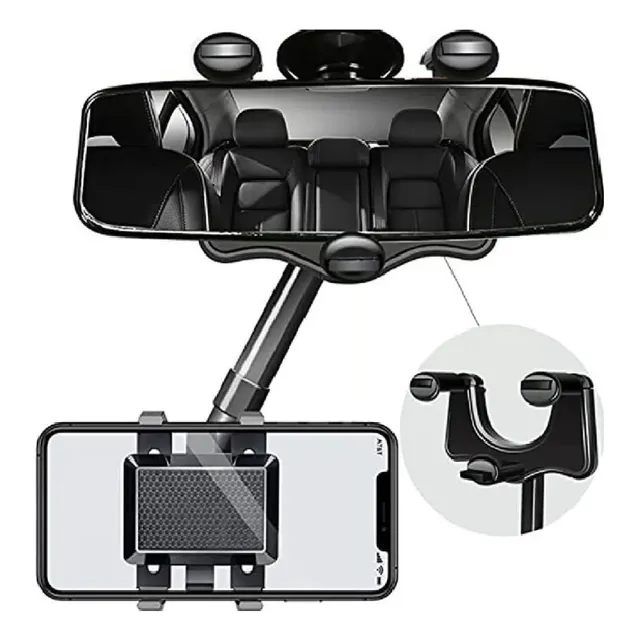 Soporte Holder Sujetador De Celular Para Espejo Retrovisor 