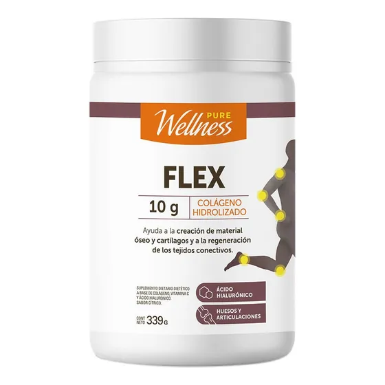 Colágeno Hidrolizado Flex 10 G Pure Wellness X 339 G Sabor Crítico