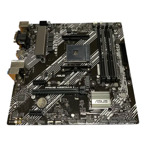 Placa Mãe Asus A520m 128gb Ddr4 M2 Nvme Hdmi Vga Tpm 2.0