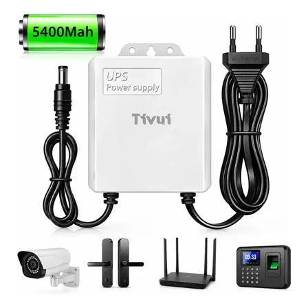 Nobreak Mini Ups Para Roteador Wifi Modem Câmera Segurança Fechadura Eletrônica Nobreak Bivolt Litio Pequeno Estabilizador 12v 110v-220v Fonte De Alimentação De Emergência