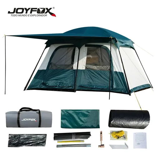 Joyfox Barraca De Camping Acampamento 12-16 Pessoas 420*305*200cm