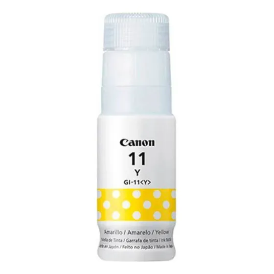 Botella Canon Gi-11 Y Cuarta Generación Tinta Amarillo
