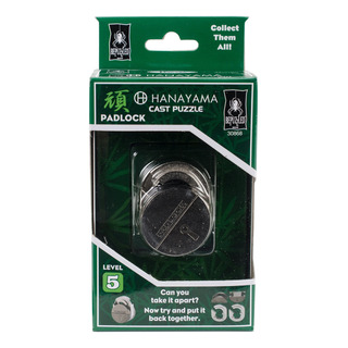 Hanayama | Quebra-cabeça Cadeado Hanayama Metal Brainteaser Hanayama | Quebra-cabeça Cadeado Hanayama Metal Brainteaser