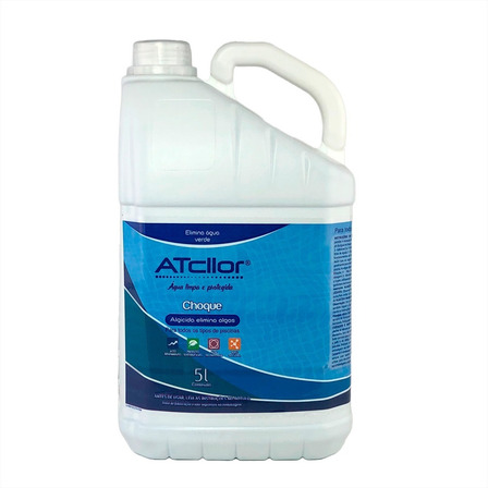 Algicida Elimina Algas Atcllor Choque Elimina Agua Verde 5l Algicida Elimina Algas Atcllor Choque Elimina Agua Verde 5l