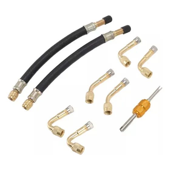 Adaptador De Válvula De Neumático De Extensión Flexible Con
