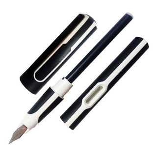 Lapicera Pluma Fuente Pelikan Style - Negro/blanco Lapicera Pluma Fuente Pelikan Style - Negro/blanco