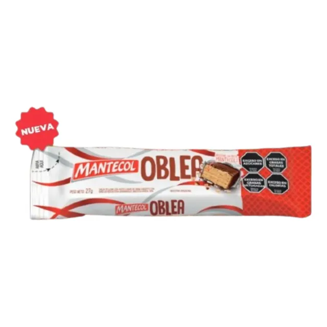 Mantecol Oblea Bañado En Chocolate X 18 Unidades