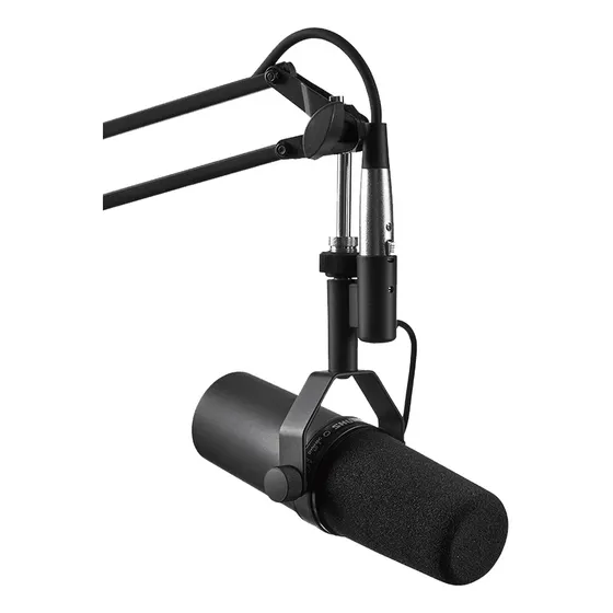 Microfone Dinâmico Shure Sm7b Cardioide Com Fio