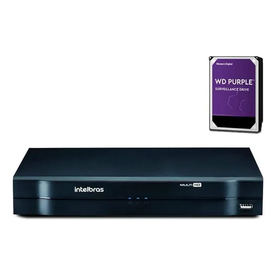 Dvr Intelbras 8ch Mhdx 1108c Multi Hd 1080p 4x1 Com Hd 1tb